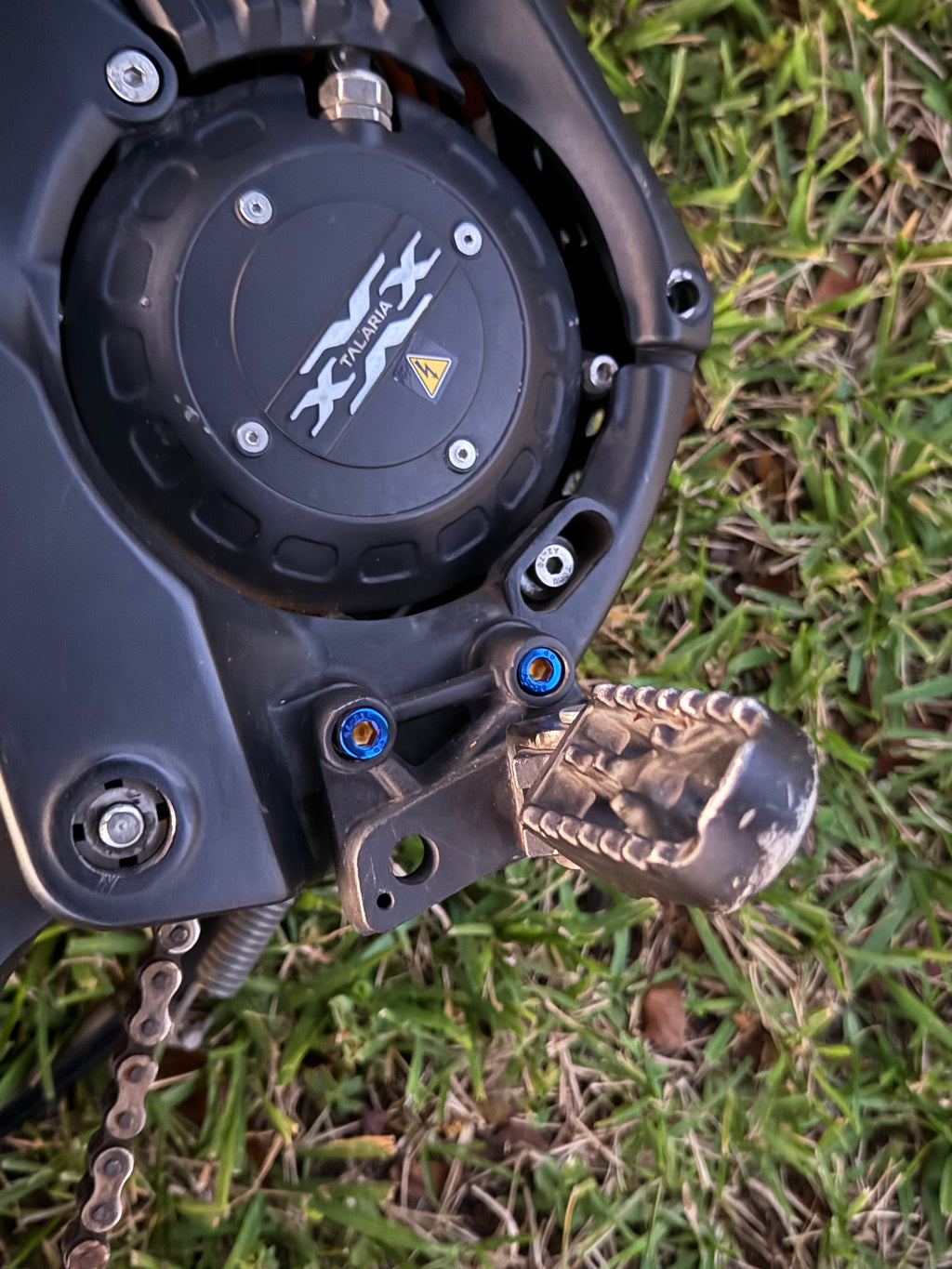 E-Moto Titanium Peg Bracket Bolts