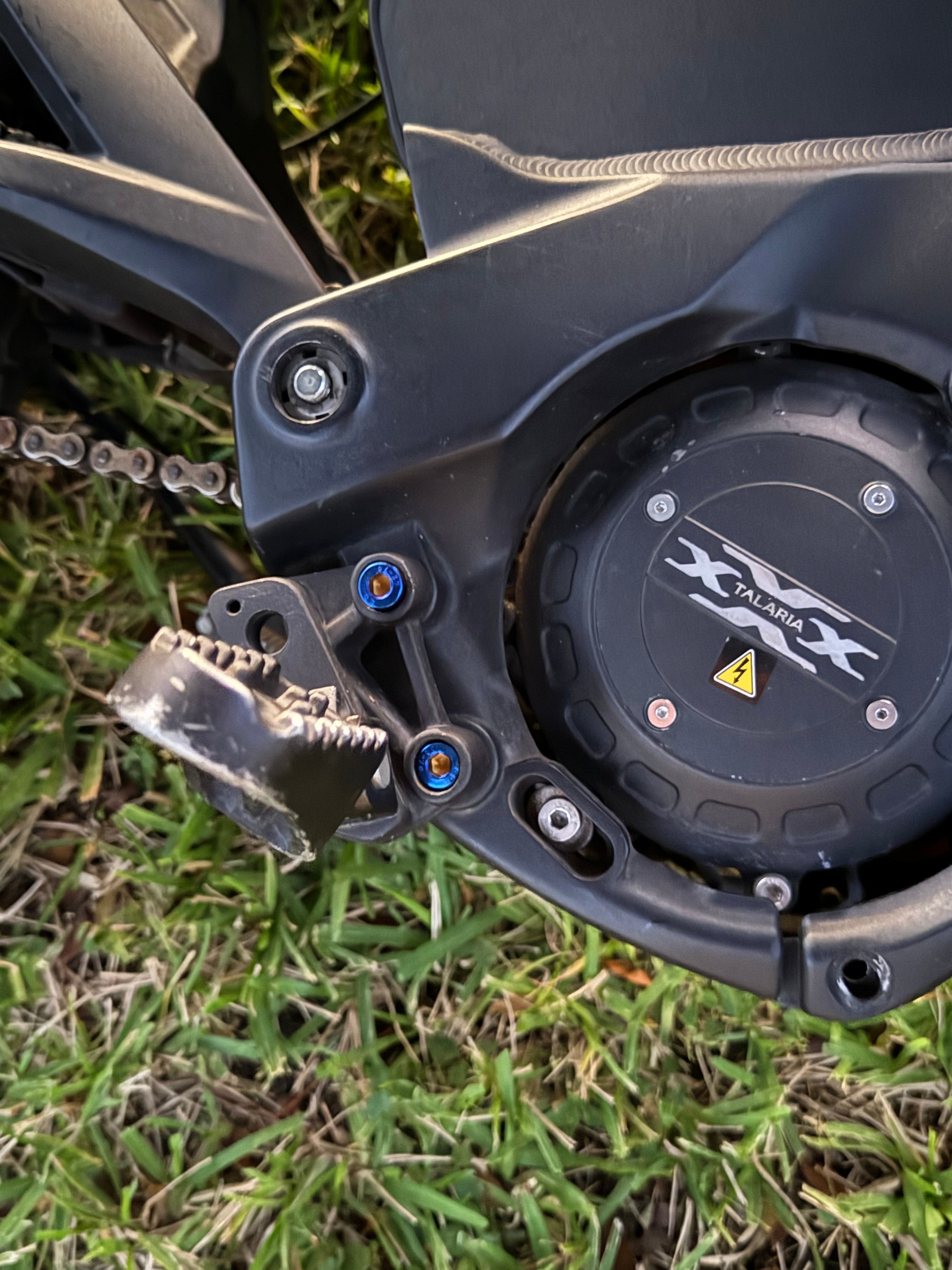 E-Moto Titanium Peg Bracket Bolts