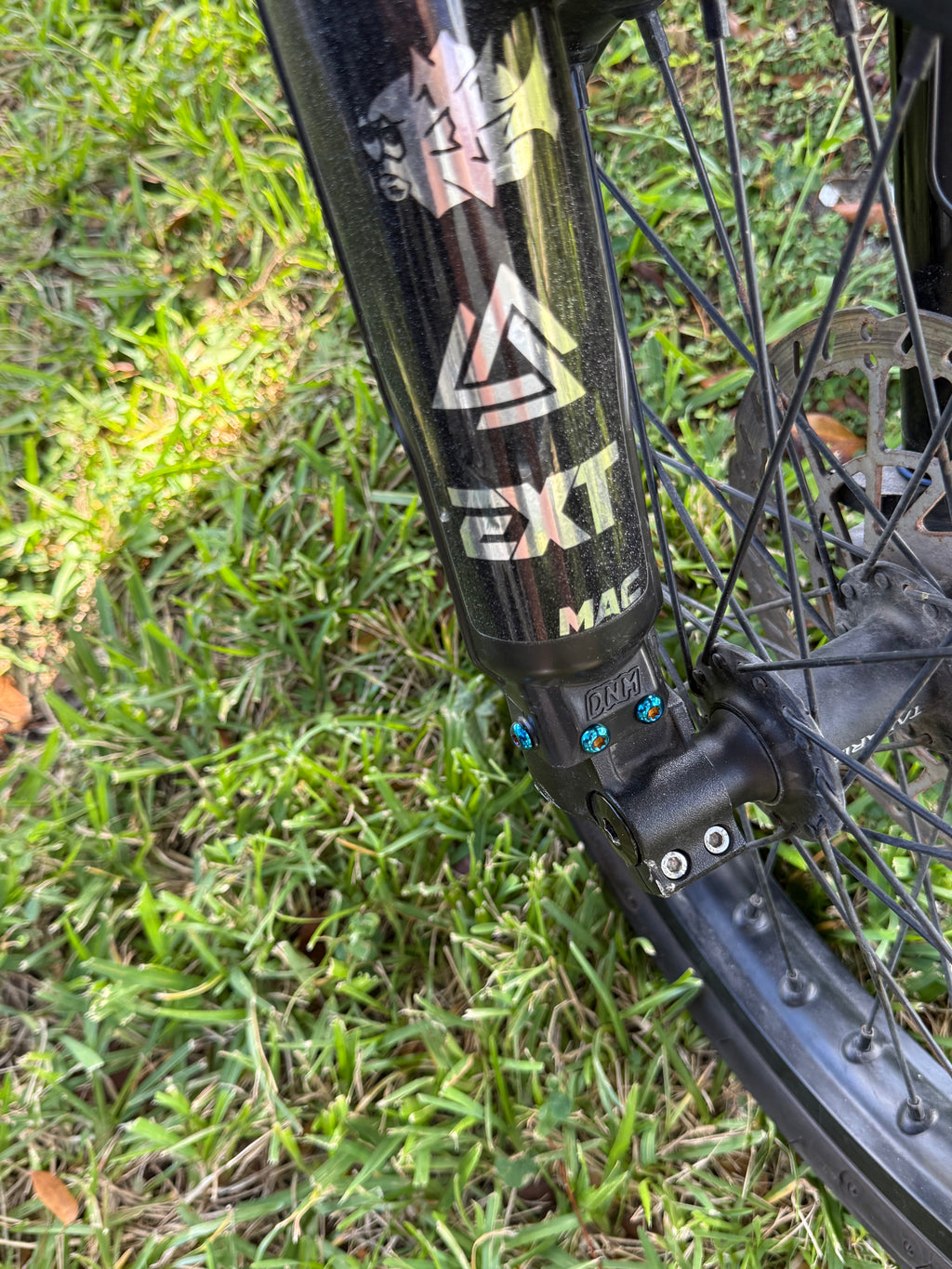 E-Moto/Super73 titanium Fork Guard Bolts