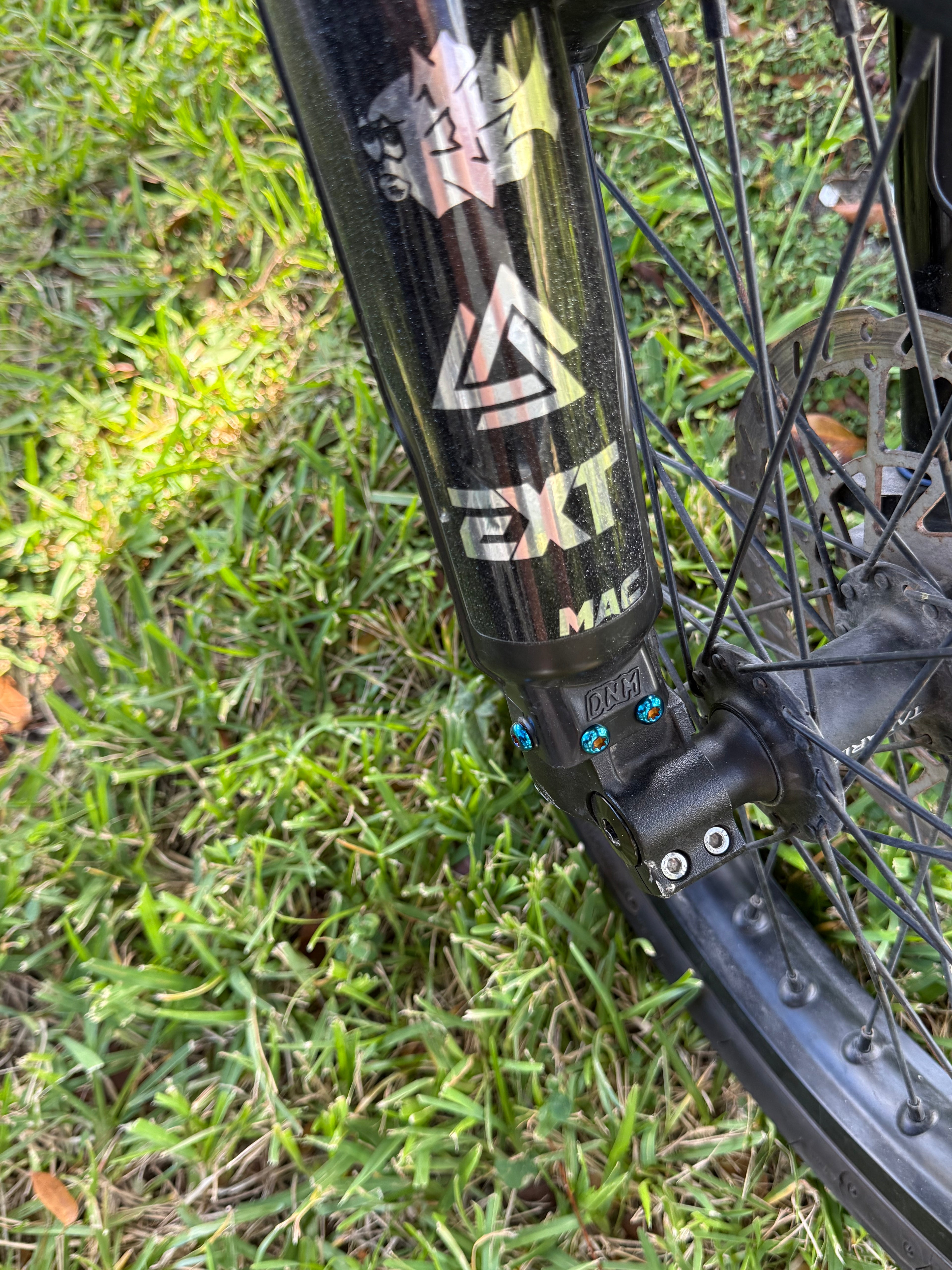 E-Moto/Super73 titanium Fork Guard Bolts