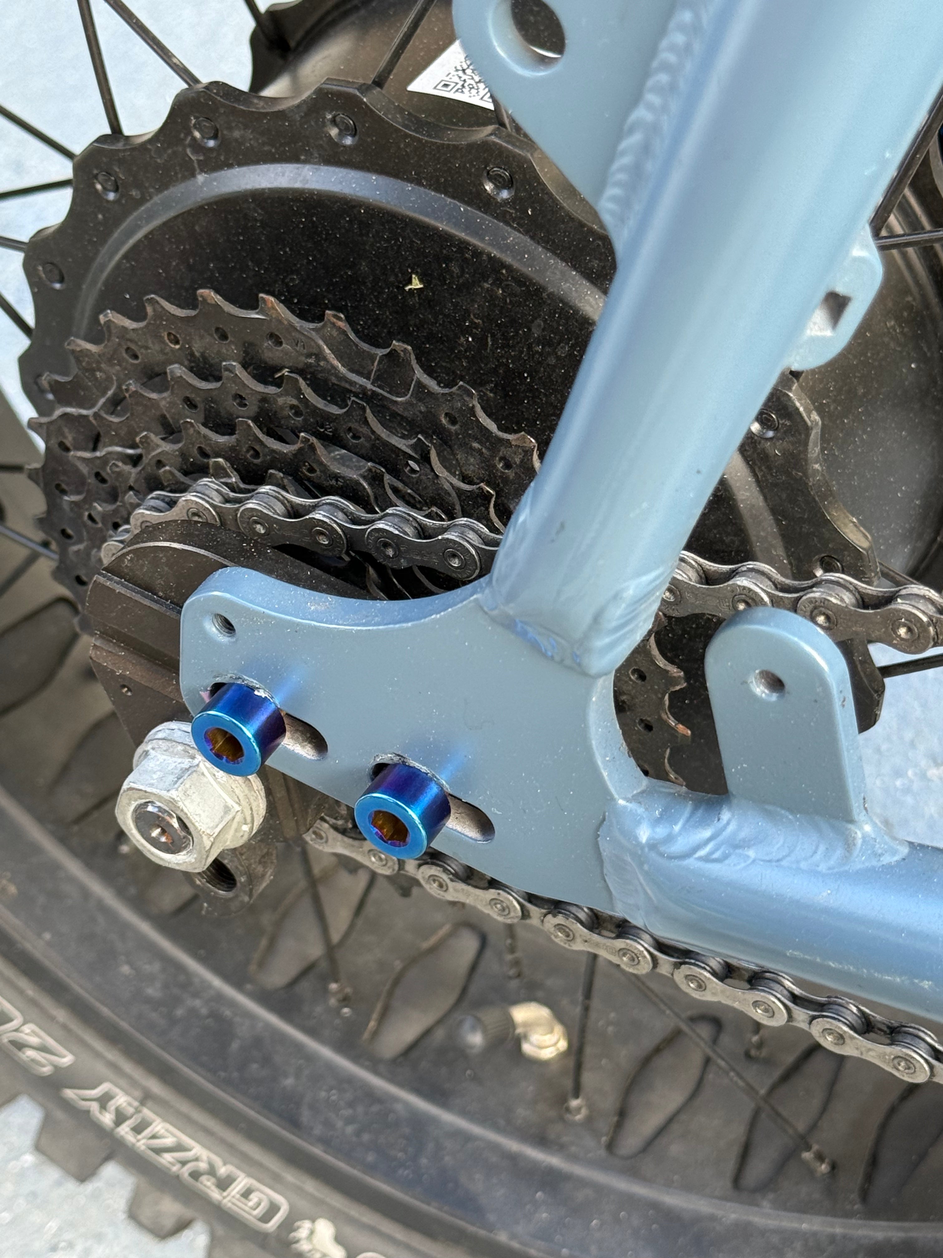 Titanium Super 73 dropout bolts